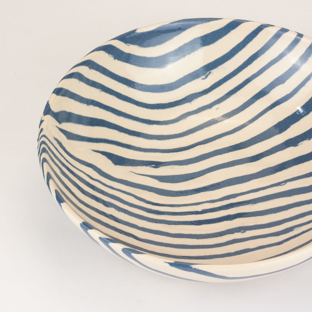 Blue & White Salad Bowl