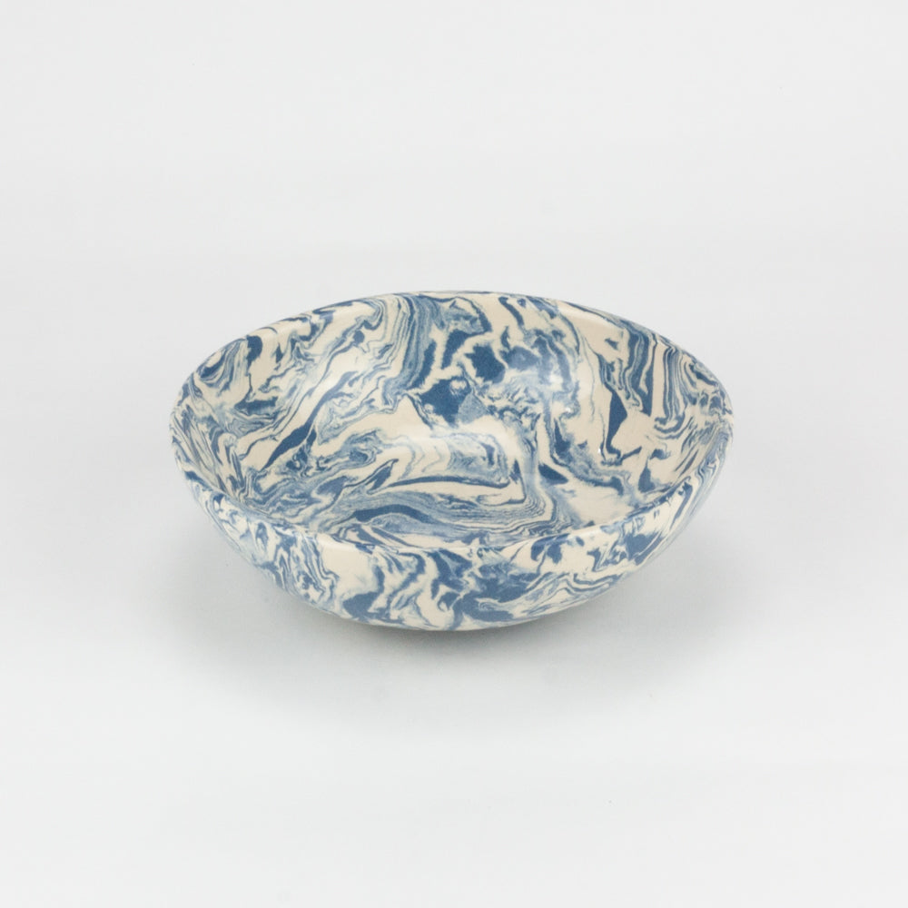 Set of 2 Blue & White Galaxy Small Bowl
