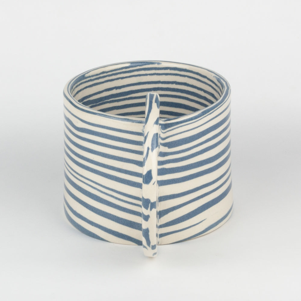Blue & White Large Marble Mug