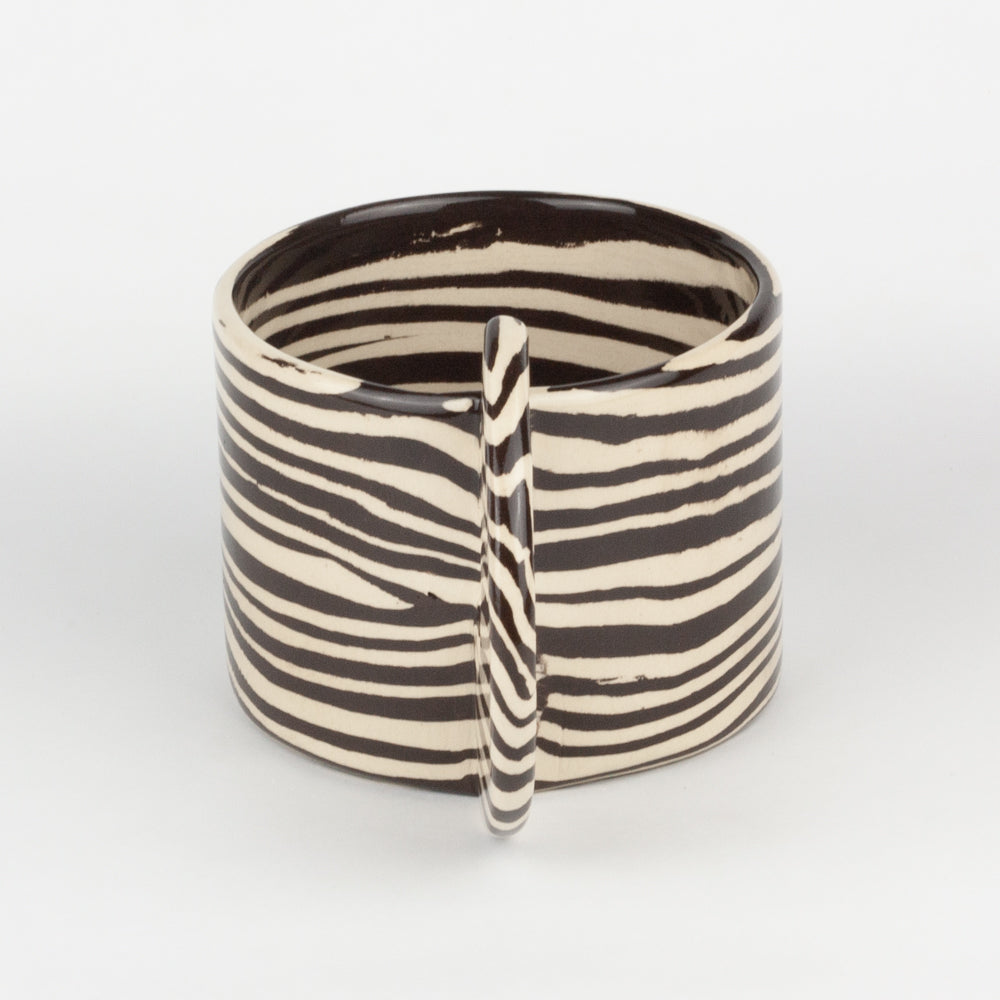Brown & White Large Marble Mug