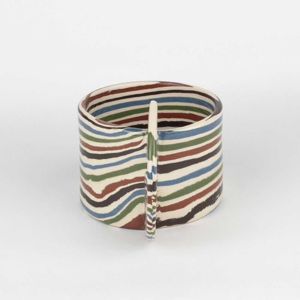 Five Multi-Colour Marble Mug
