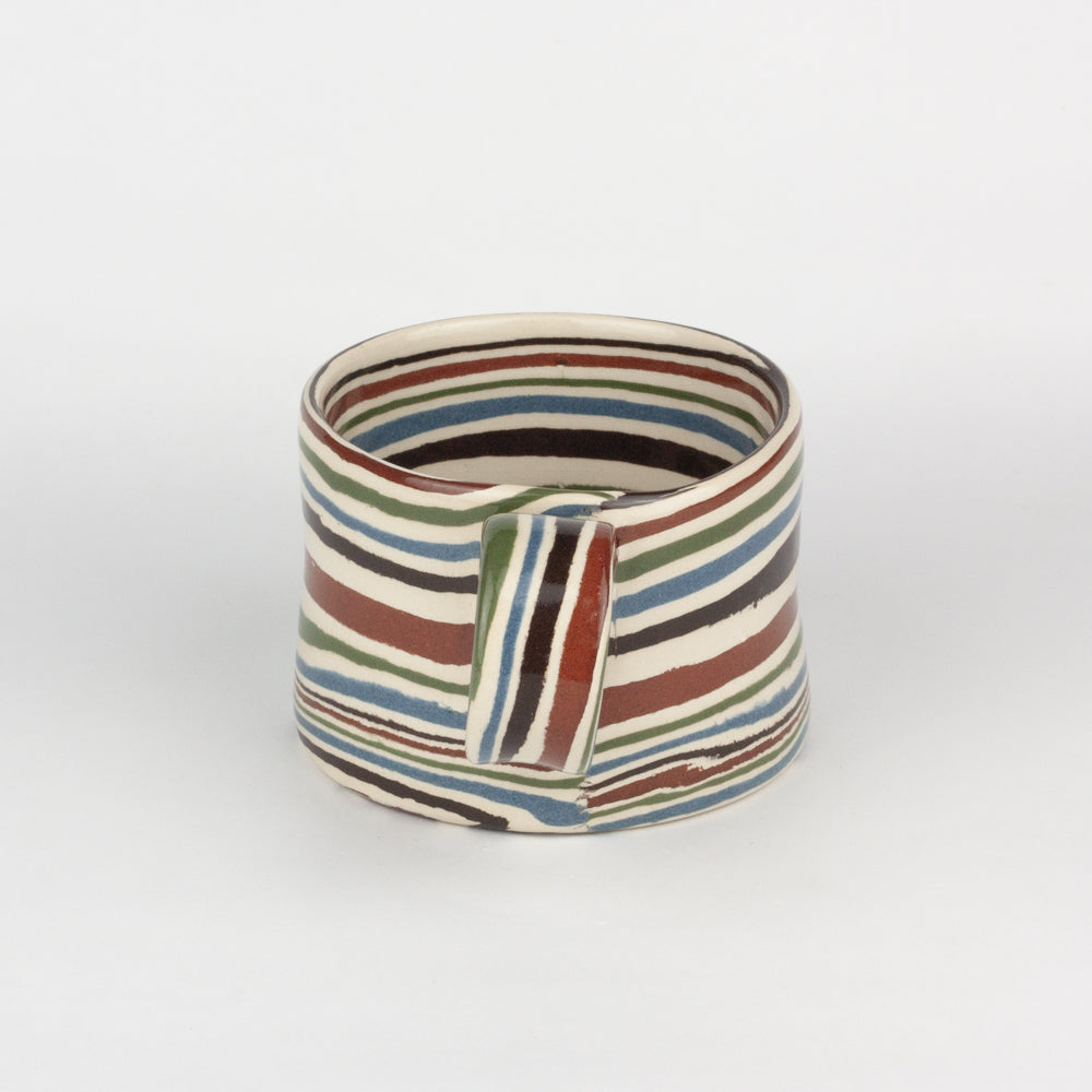 Five Multi-Colour Marble Hug Mug