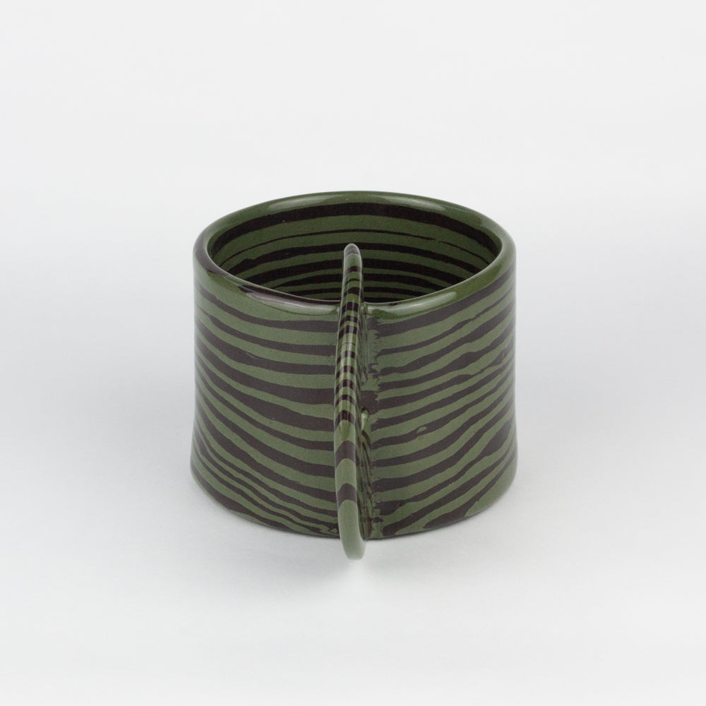Green & Brown Marble Mug