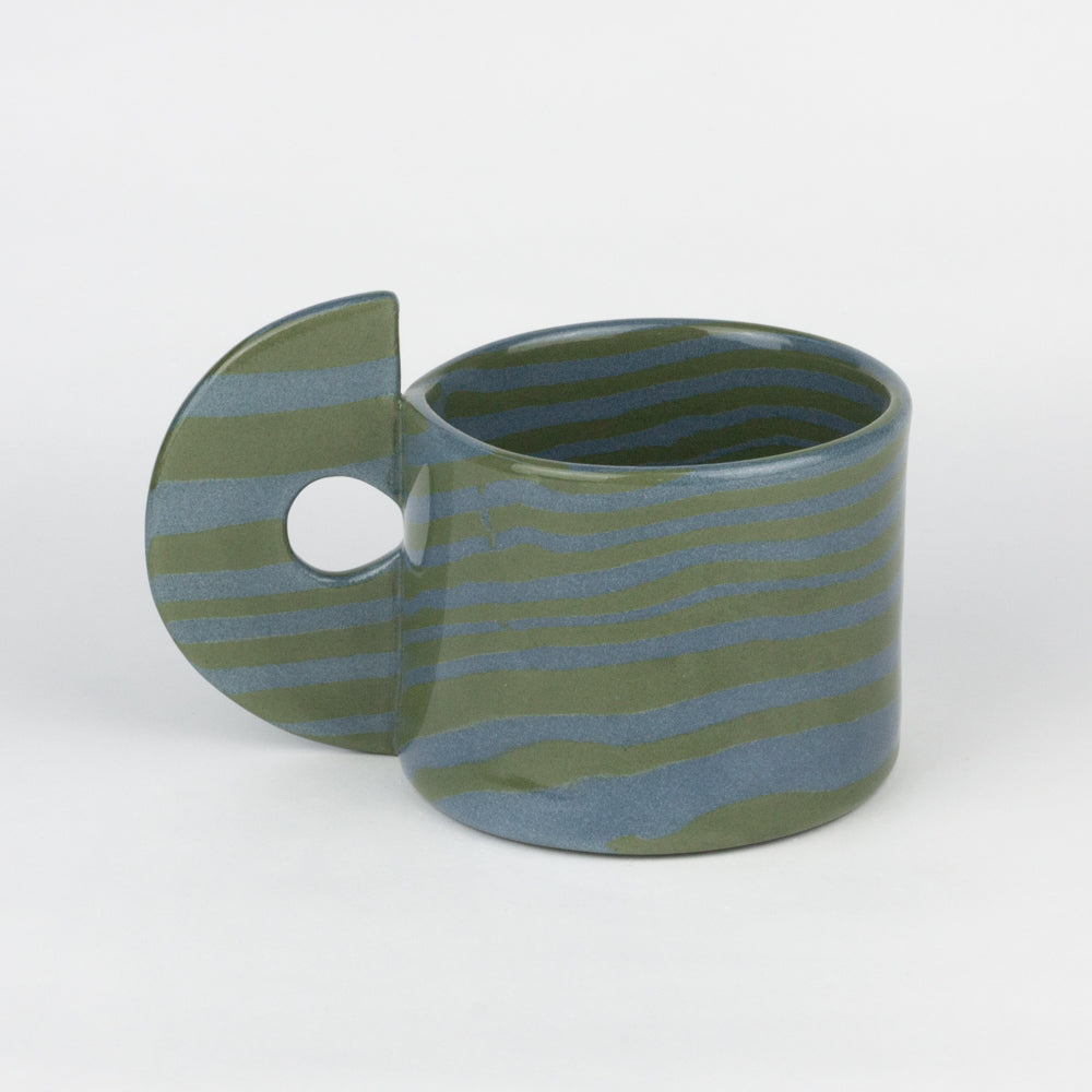 Green & Blue Marble Mug