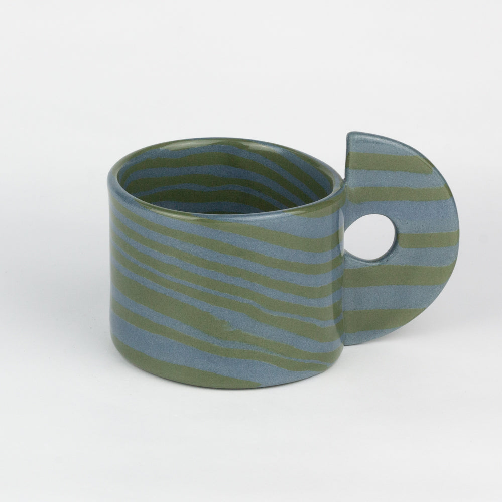Green & Blue Marble Mug