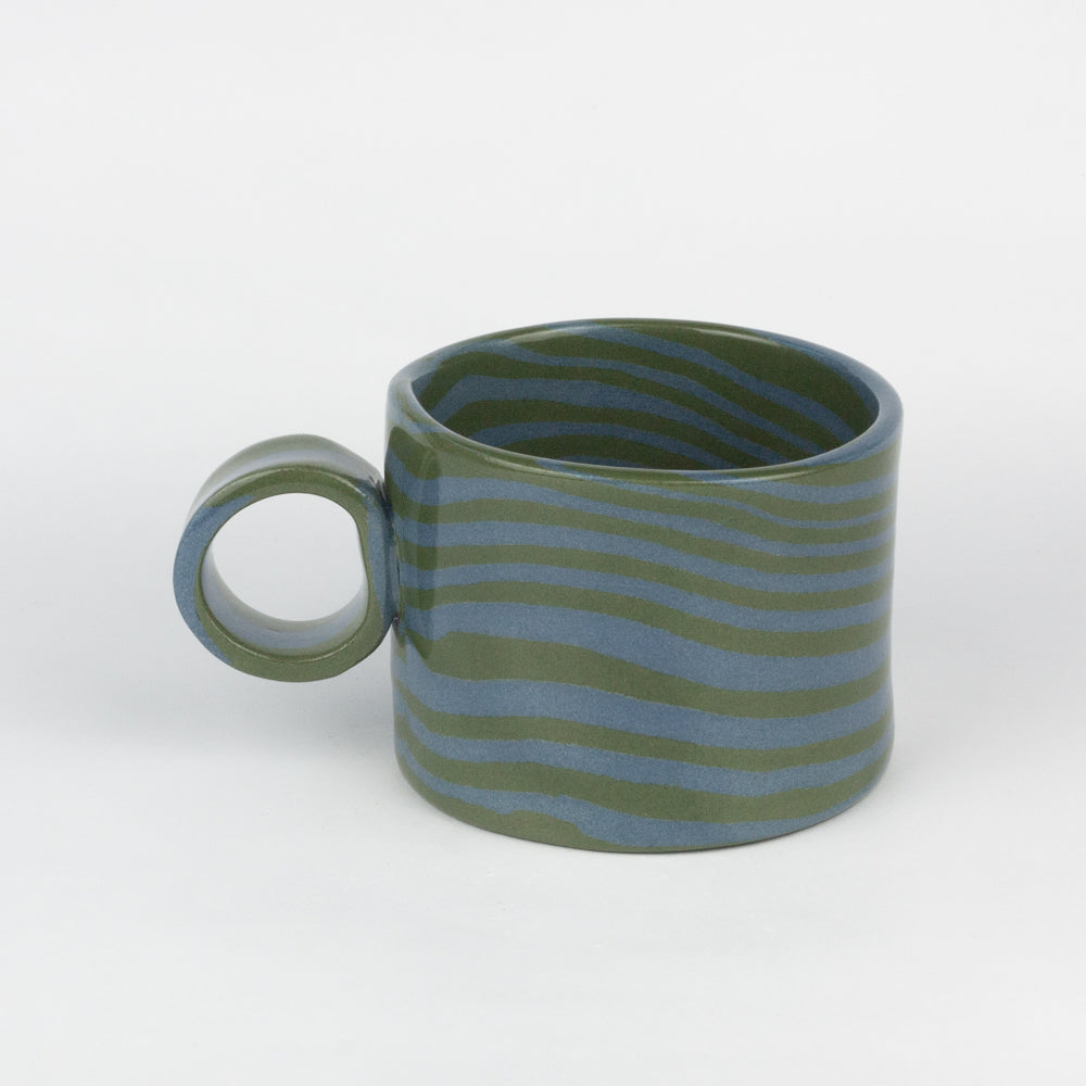 Green & Blue Marble Hug Mug