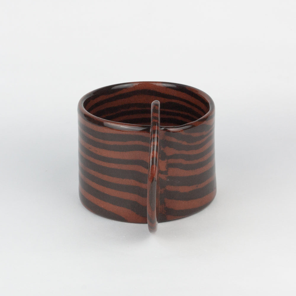 Terracotta & Brown Marble Mug