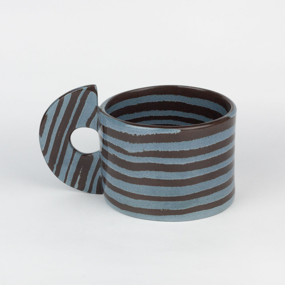 Blue & Brown Marble Mug