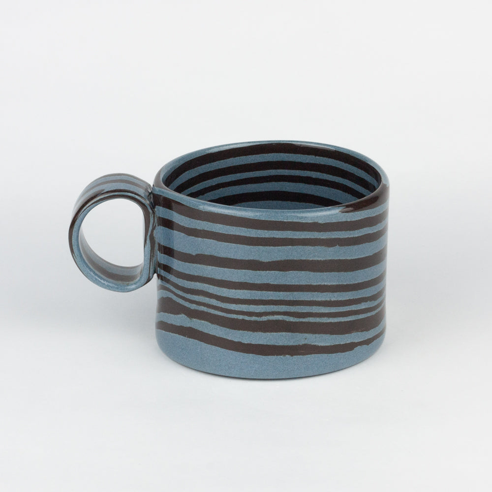 Blue & Brown Marble Hug Mug