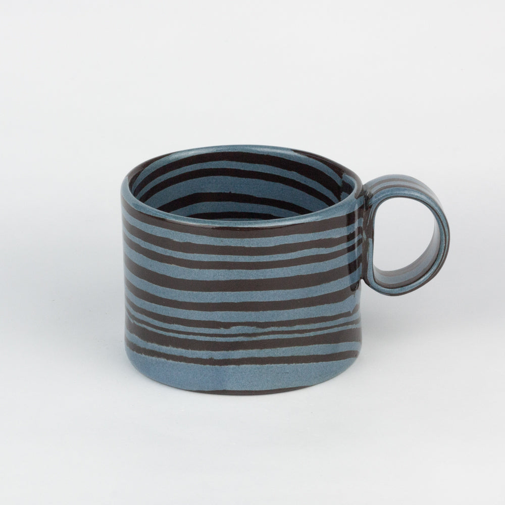 Blue & Brown Marble Hug Mug