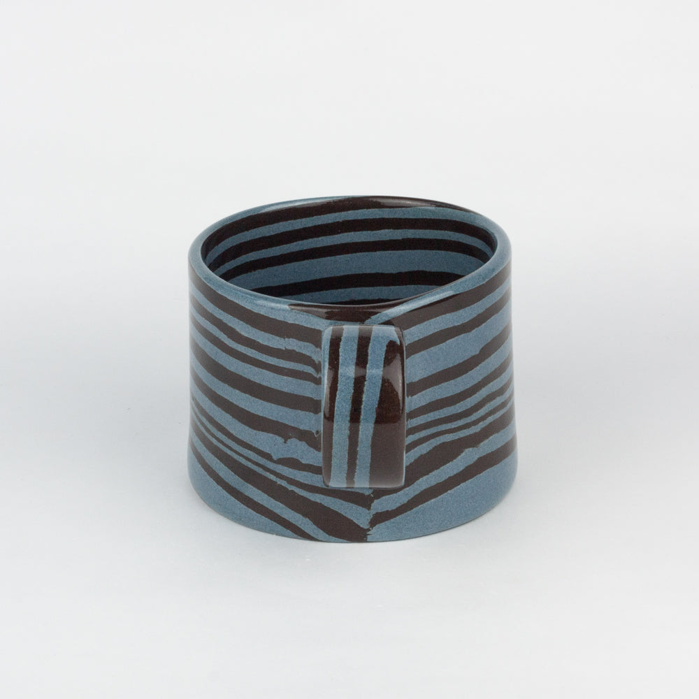 Blue & Brown Marble Hug Mug