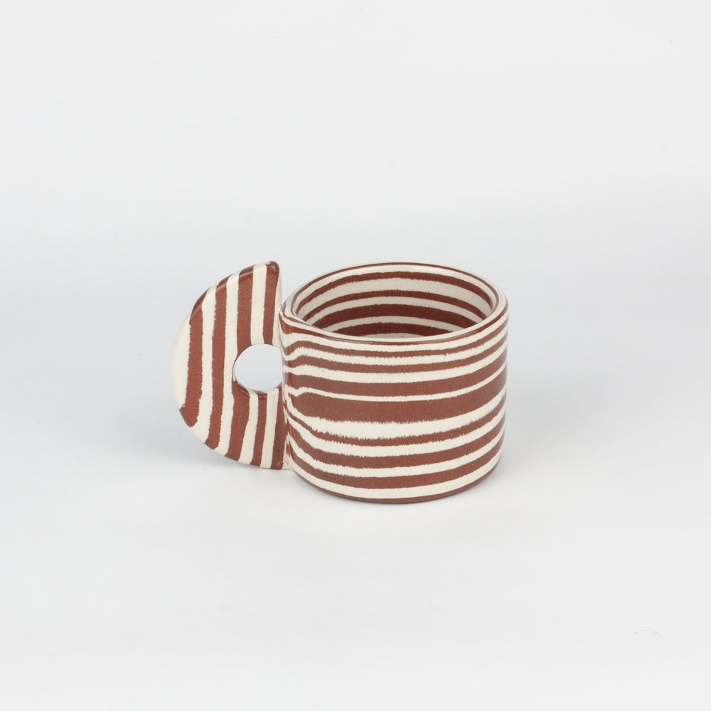 Terracotta & White Marble Espresso Mug