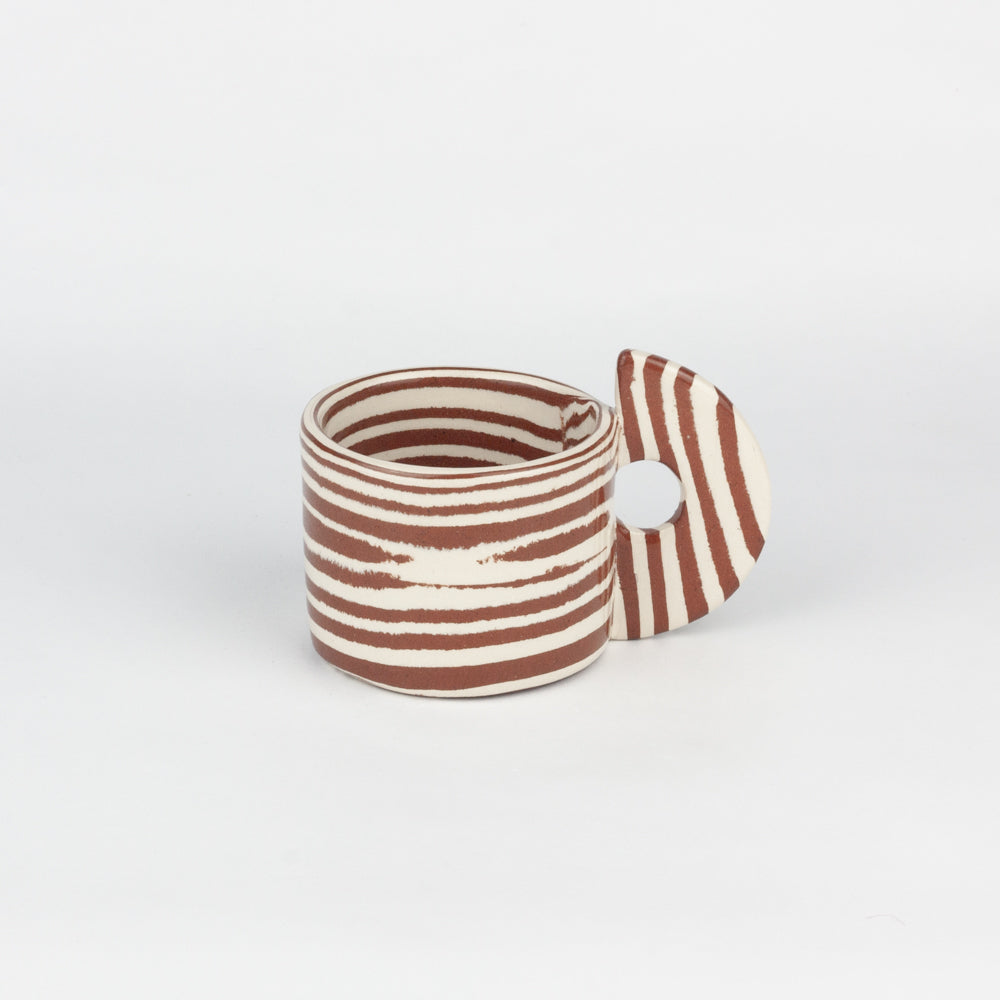 Terracotta & White Marble Espresso Mug
