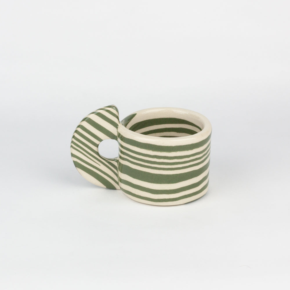 Green & White Marble Espresso Mug