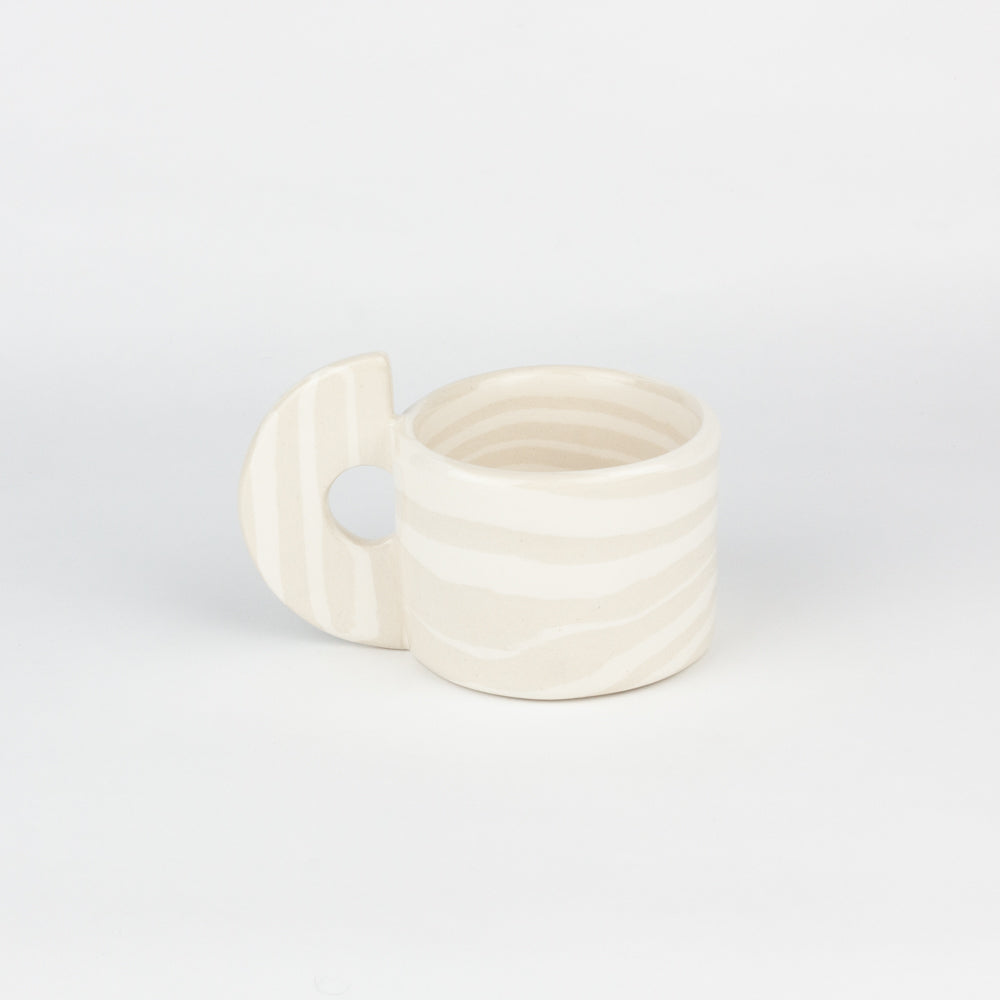 Oatmeal & White Marble Espresso Mug