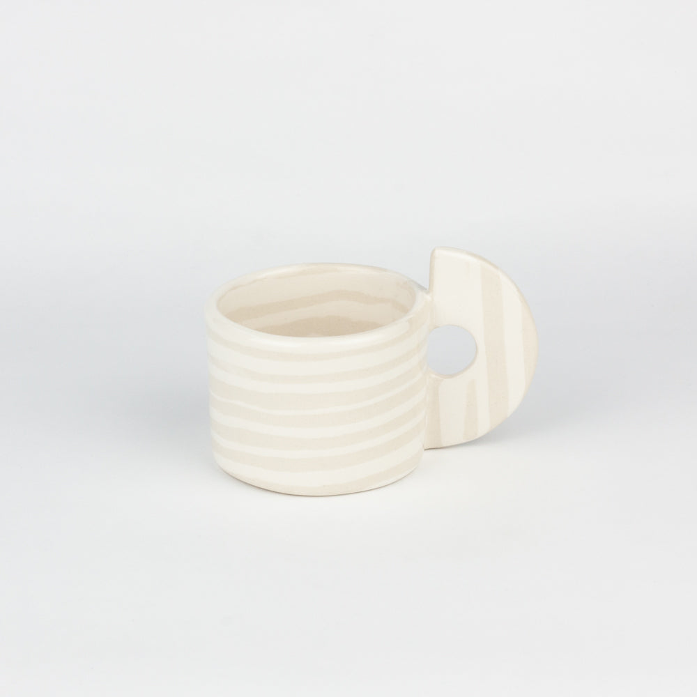 Oatmeal & White Marble Espresso Mug