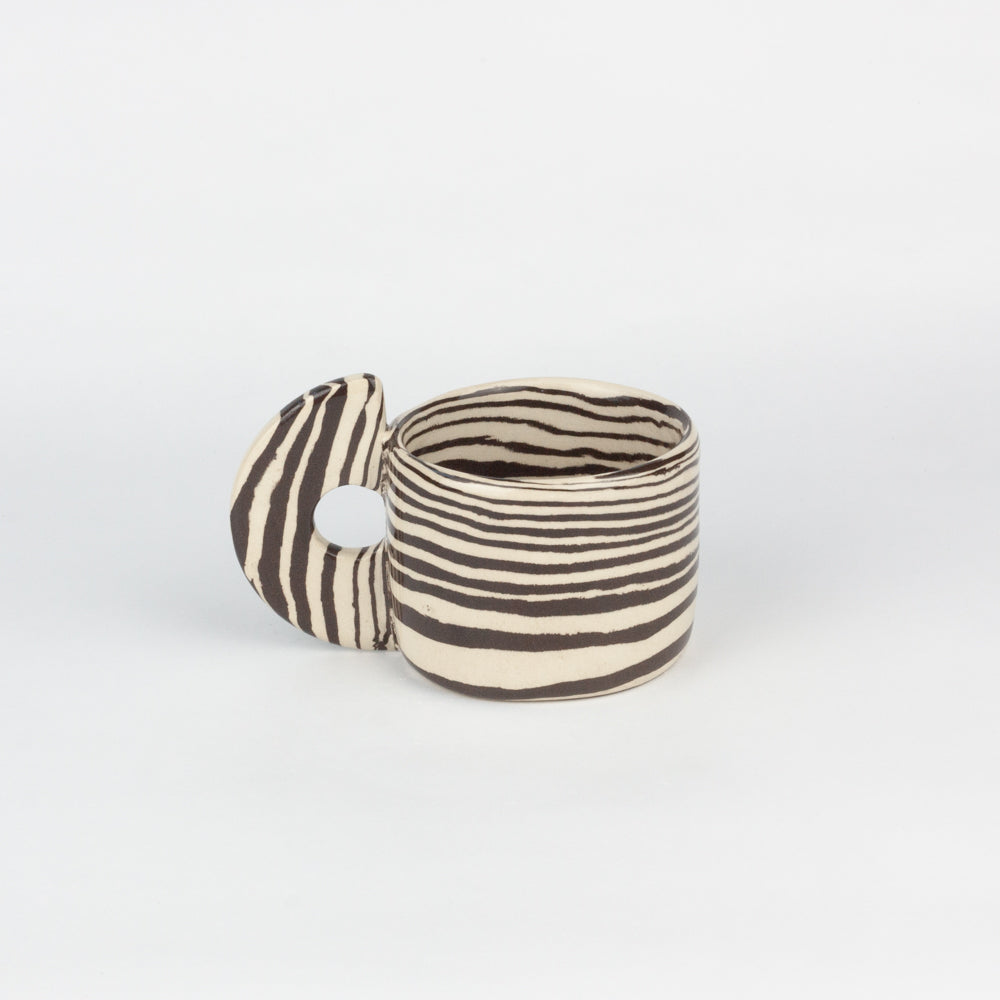 Brown & White Marble Espresso Mug