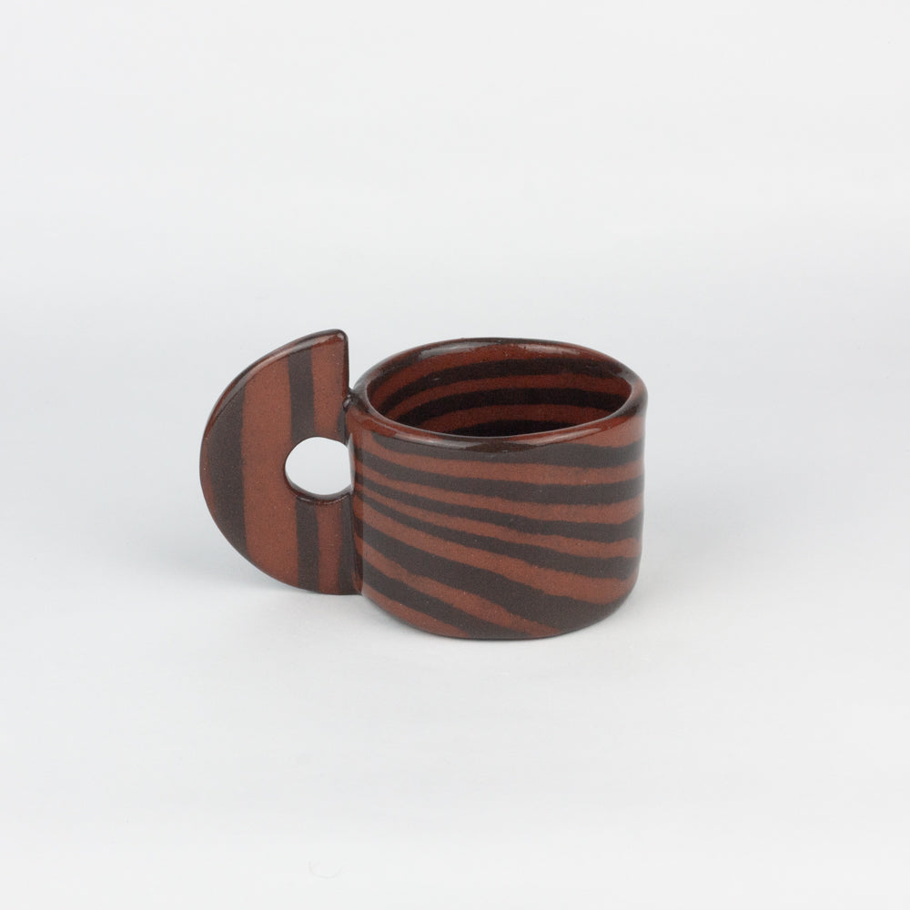 Terracotta & Brown Marble Espresso Mug