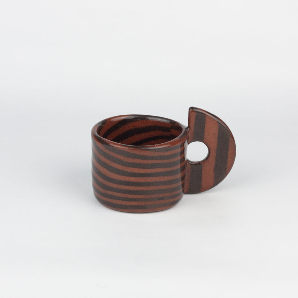 Terracotta & Brown Marble Espresso Mug