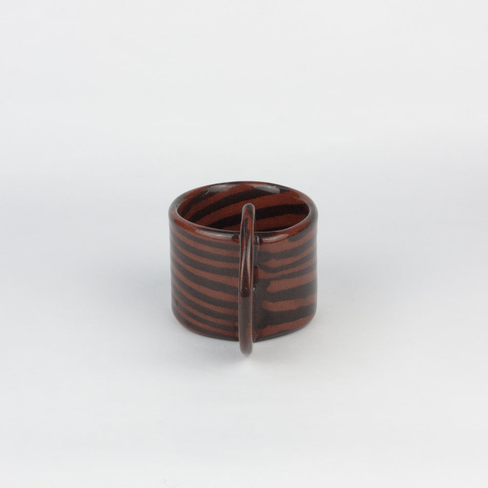 Terracotta & Brown Marble Espresso Mug