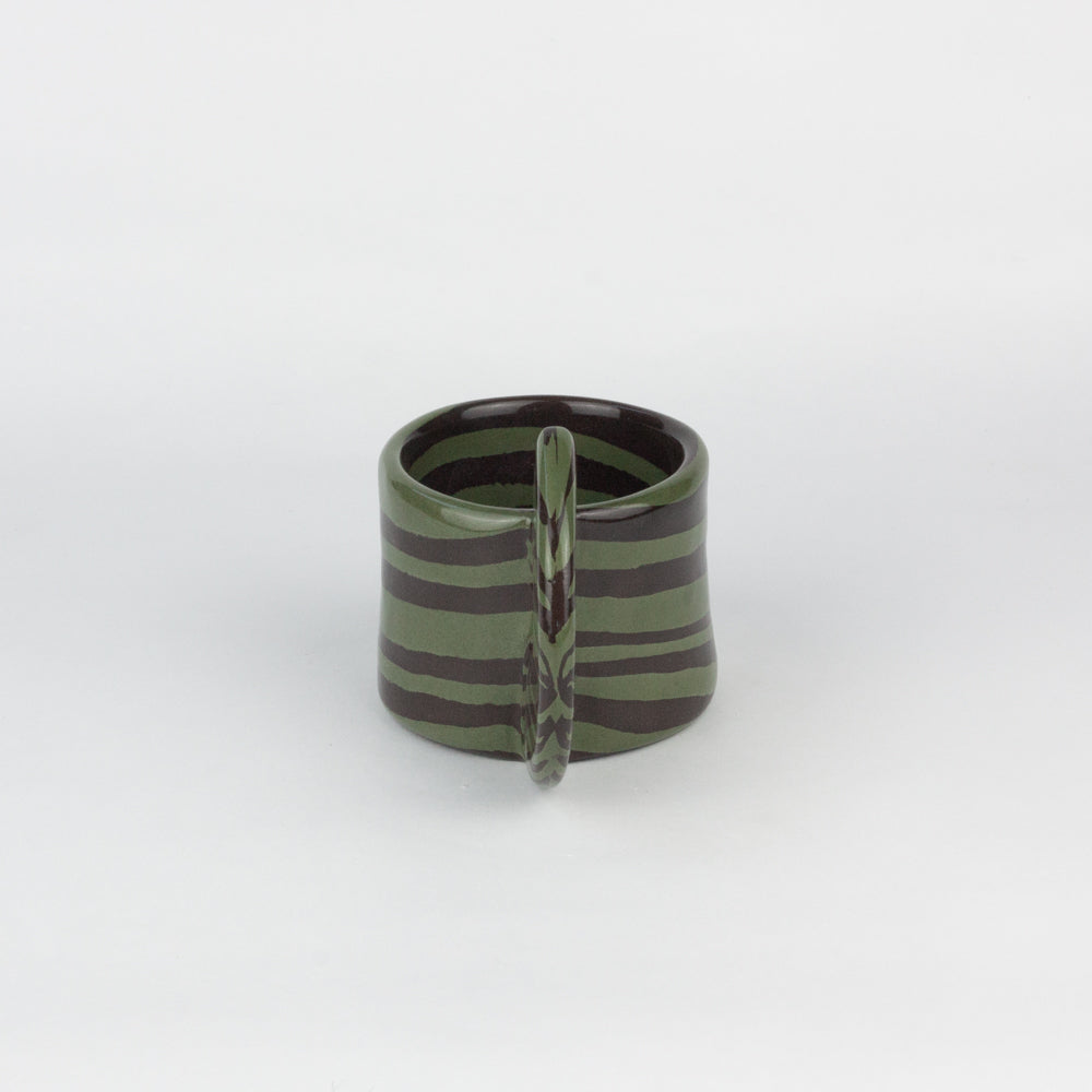 Green & Brown Marble Espresso Mug