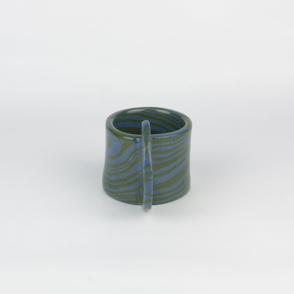 Green & Blue Marble Espresso Mug