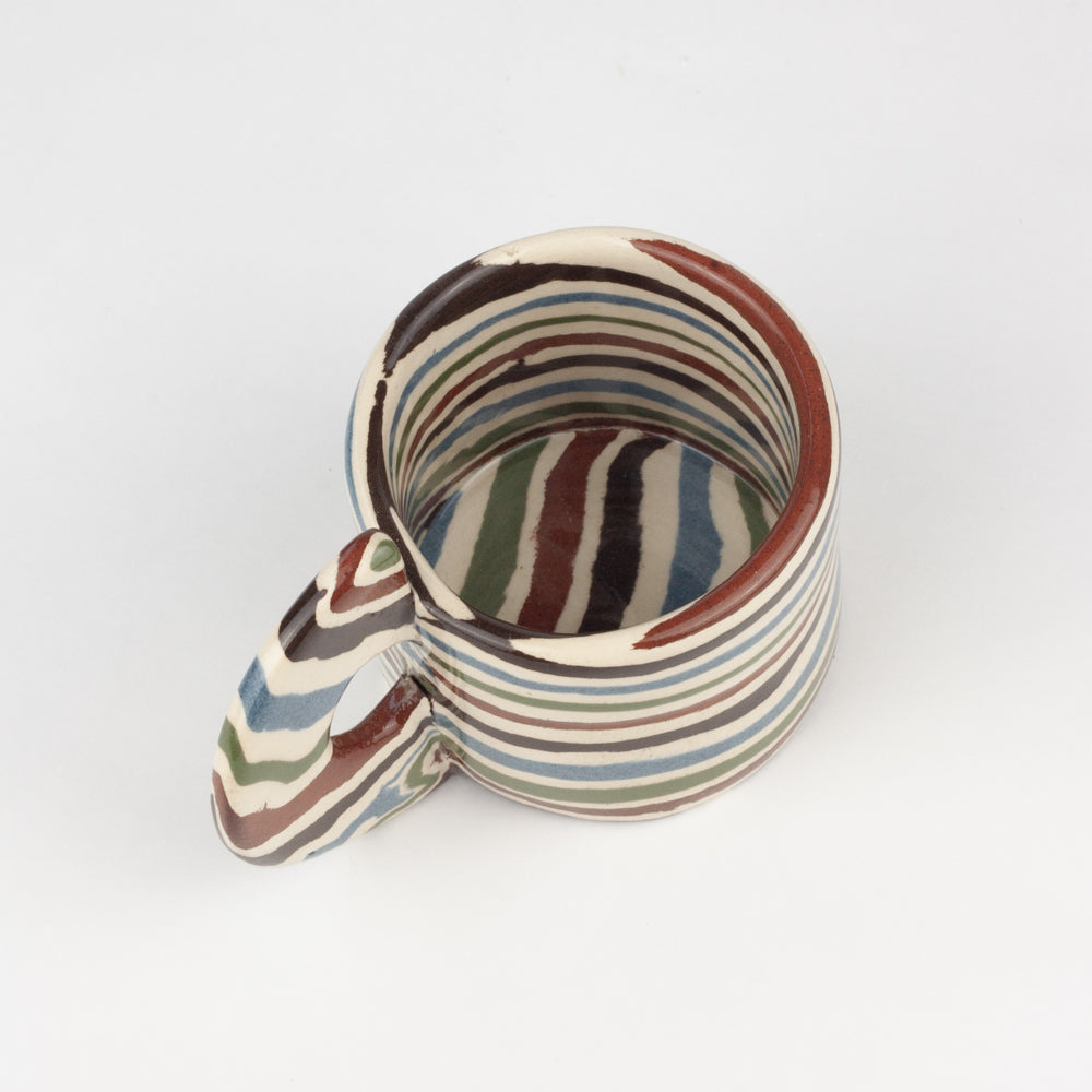 Five Multi-Colour Marble Espresso Mug