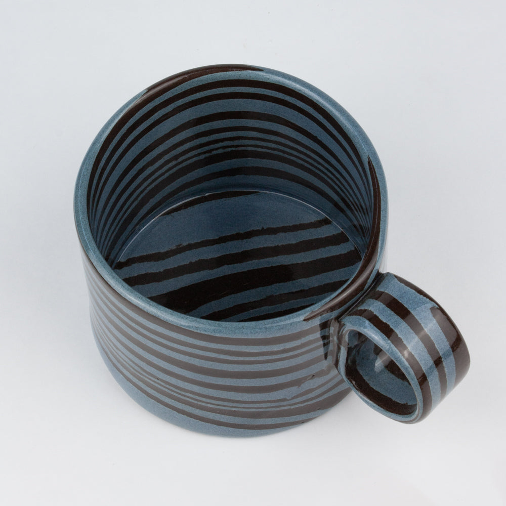 Blue & Brown Marble Hug Mug