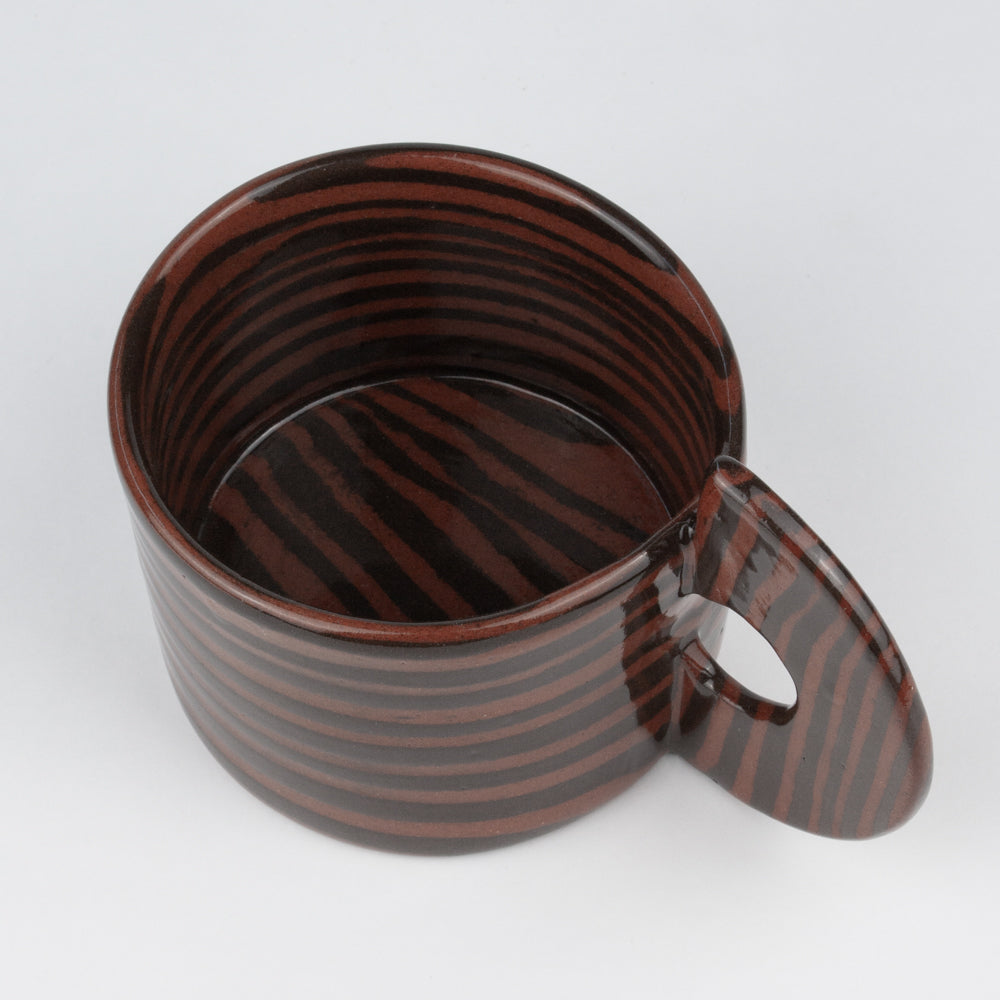 Terracotta & Brown Marble Mug