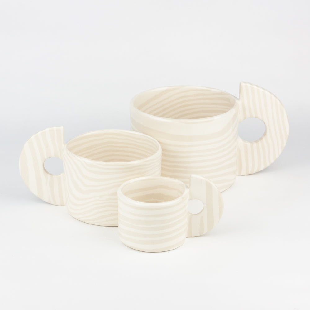 Oatmeal & White Marble Espresso Mug