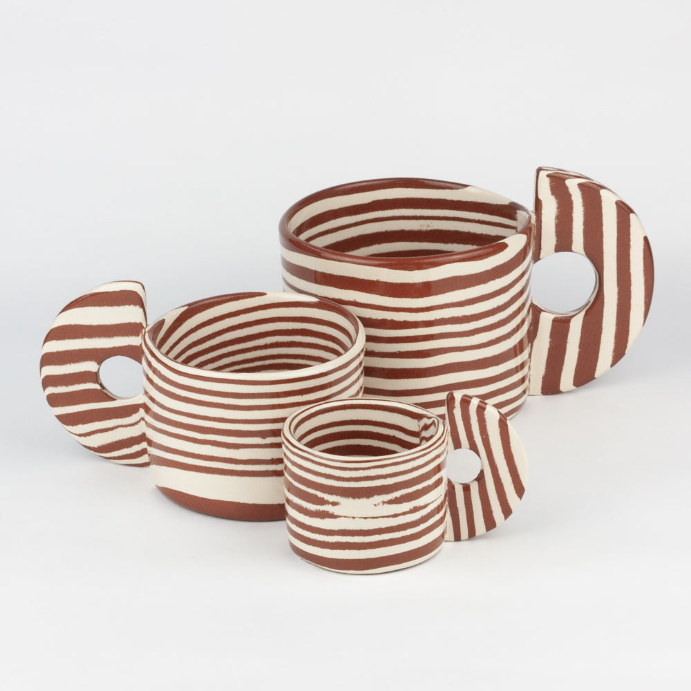 Terracotta & White Marble Espresso Mug