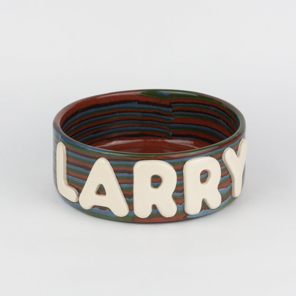 Personalised 4 Multi-Colour Large Pet Bowl