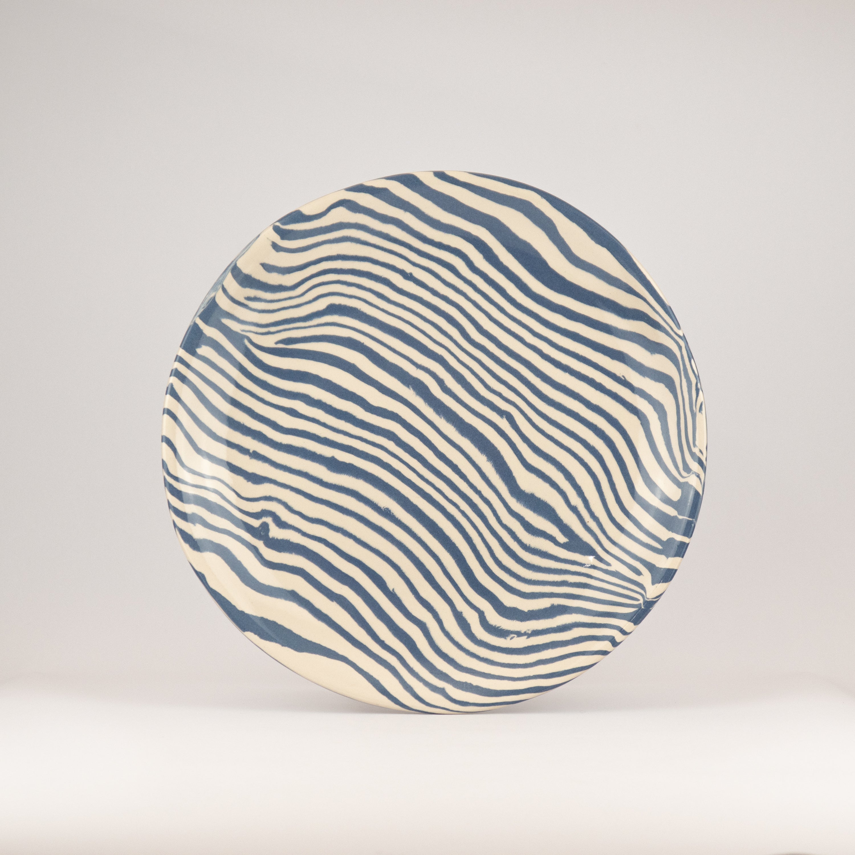 Extra Large Blue & White Serving Platter