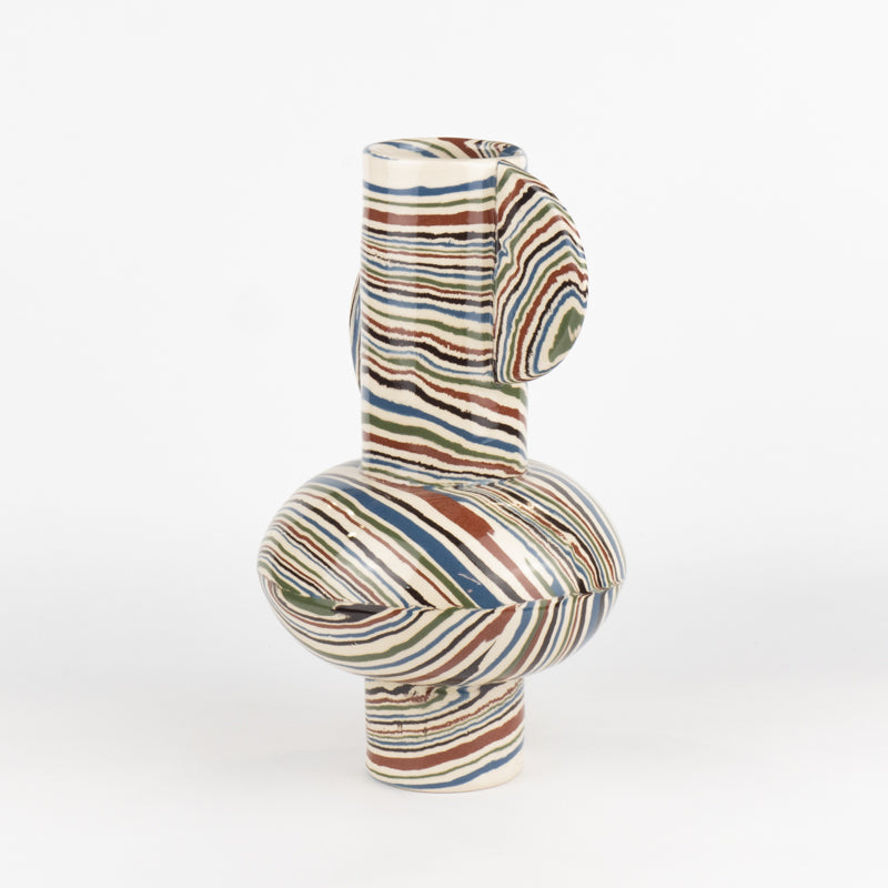 Five Multi-Colour Marble Profumo Vase