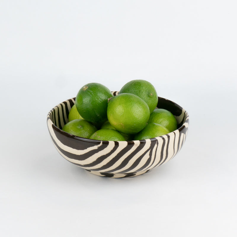 Brown & White Marble Cereal Bowl