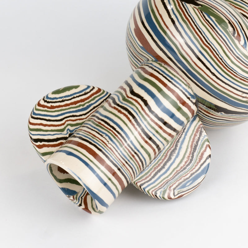 Five Multi-Colour Marble Profumo Vase