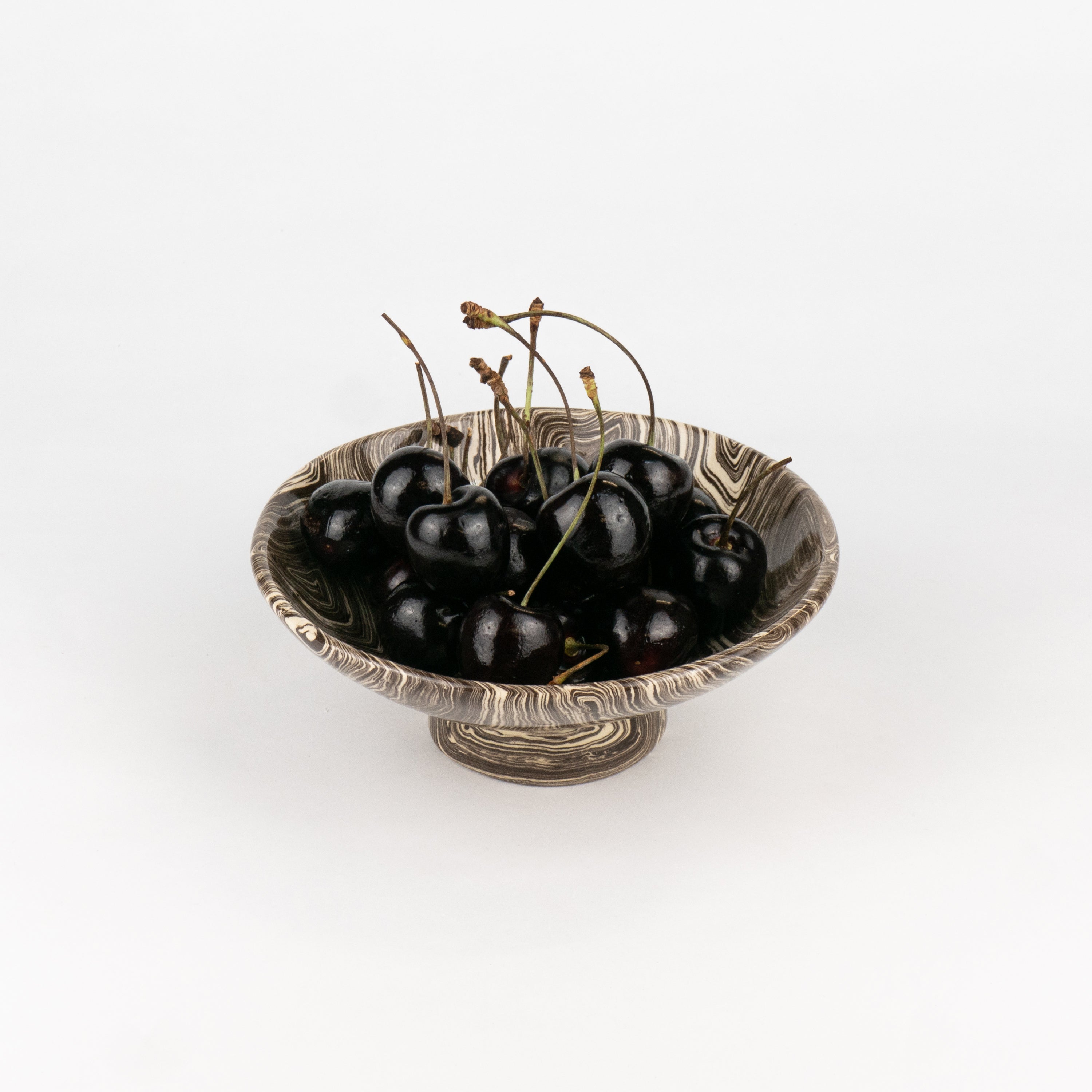 Brown & White Agate Small Dish