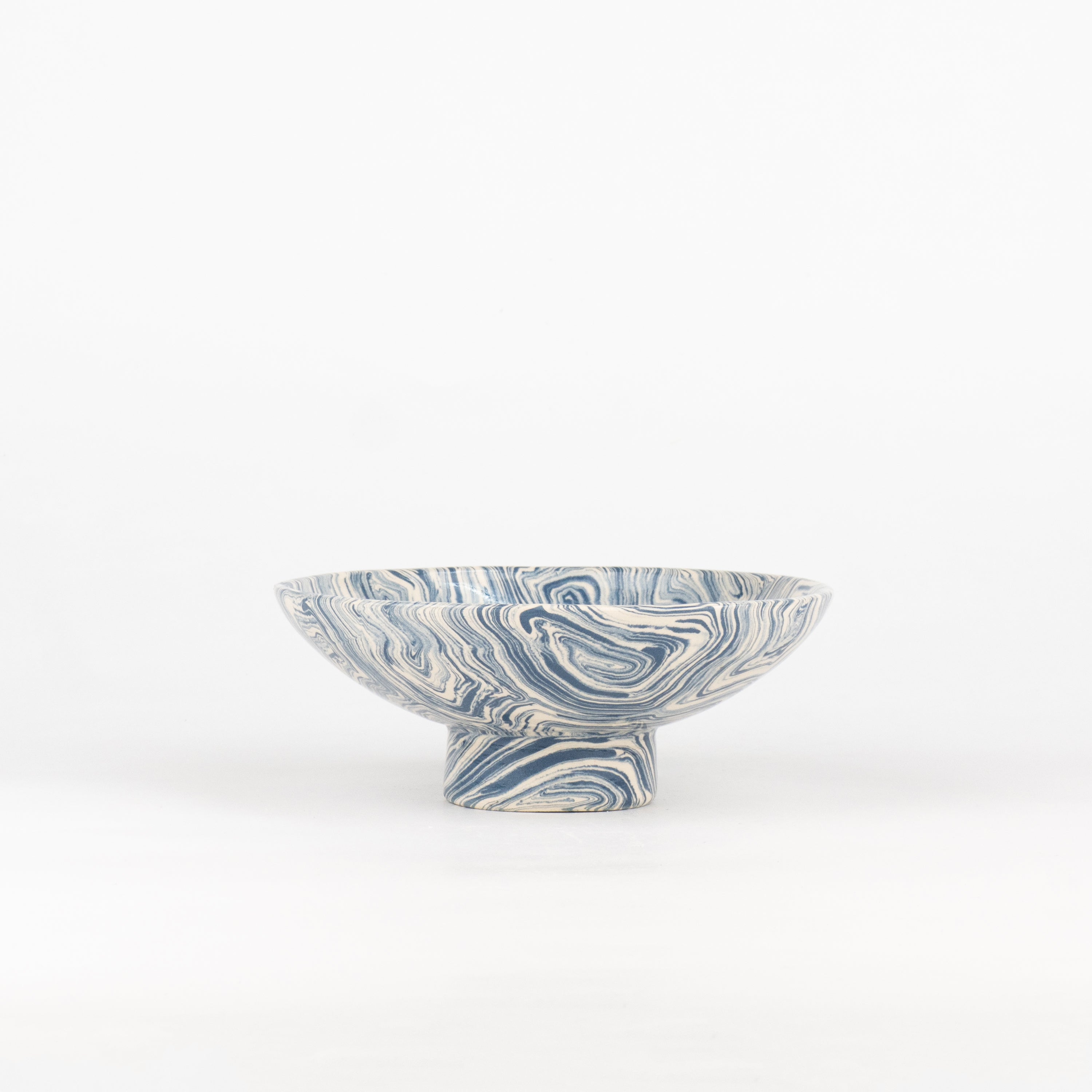 Blue & White Agate Small Dish