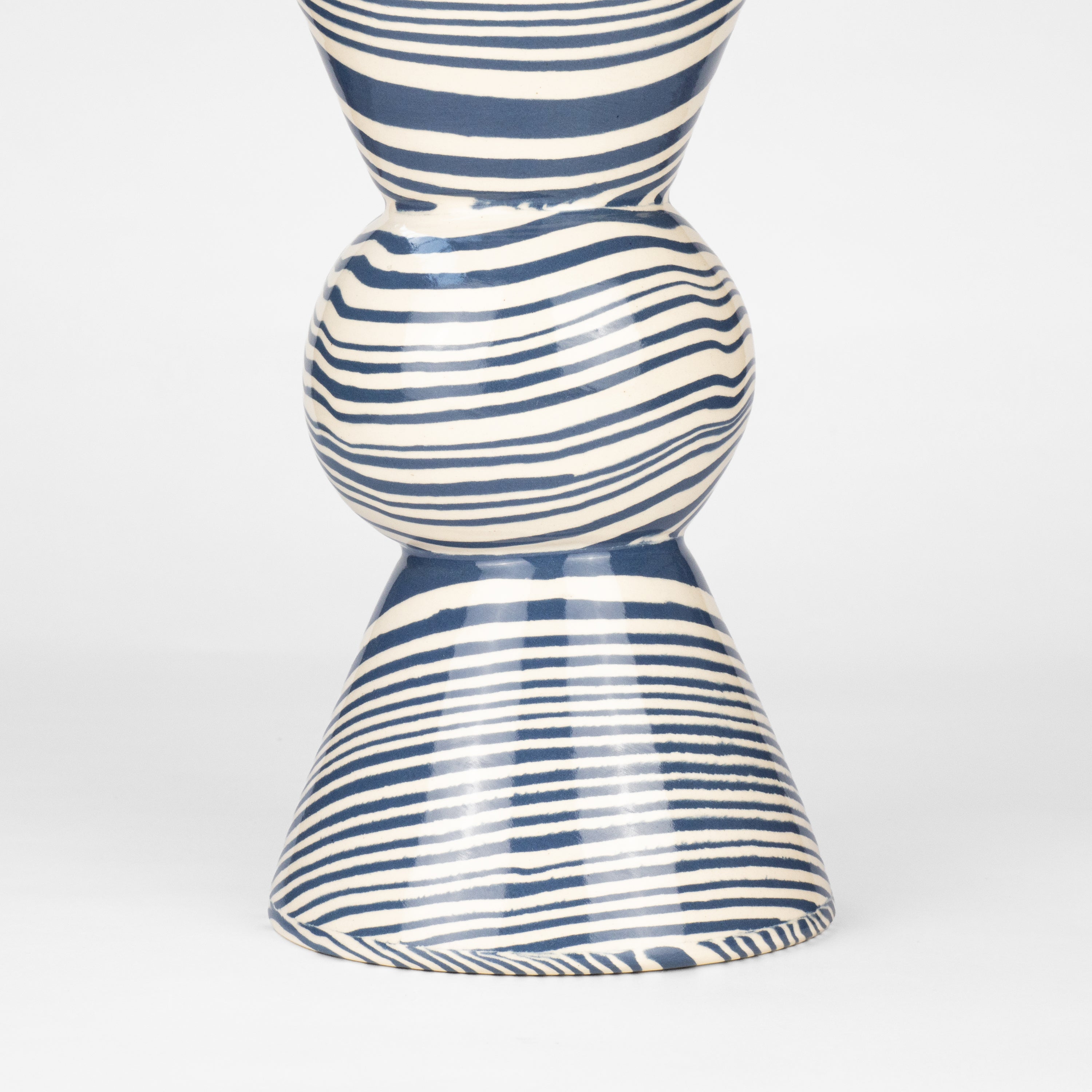 Blue & White Marble Mini Hewitt Vase