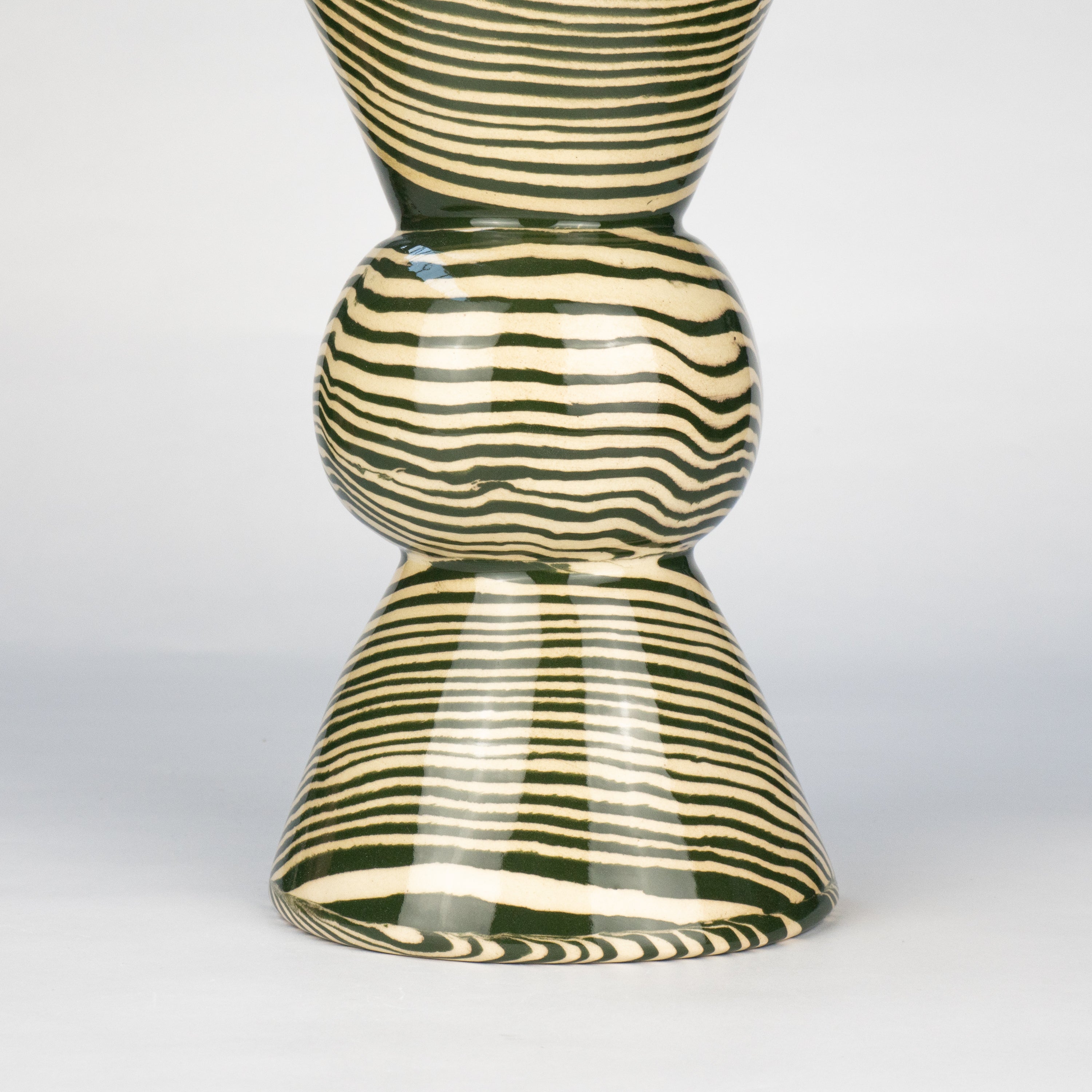 Green & White Marble Mini Hewitt Vase