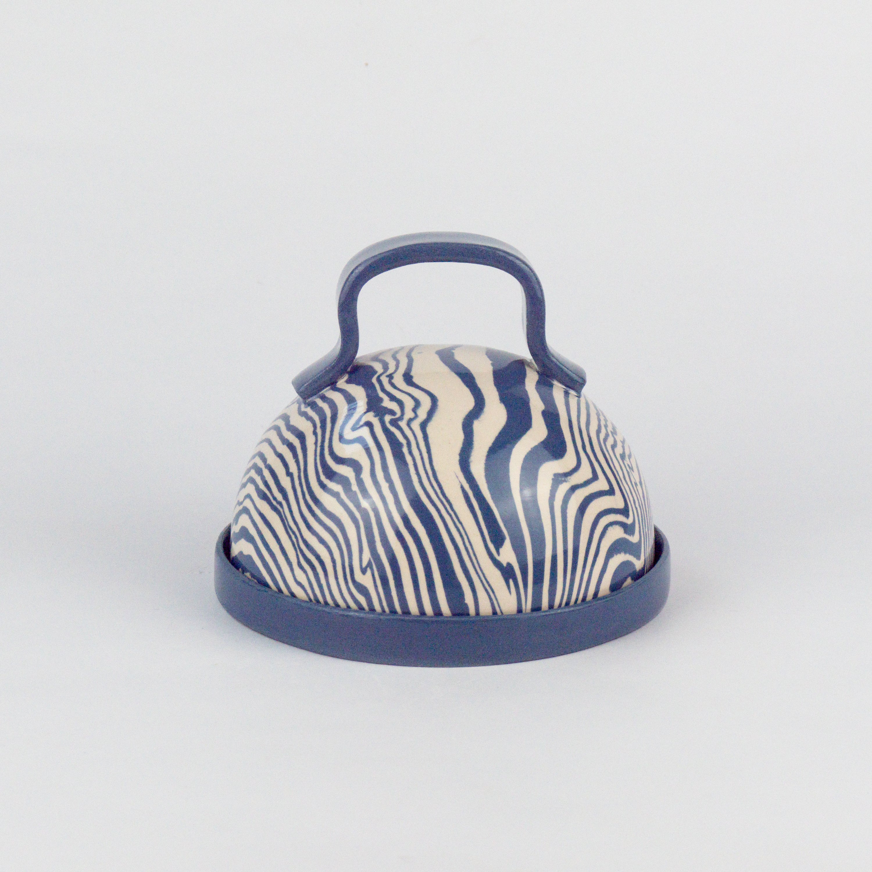 Blue & White butter dish