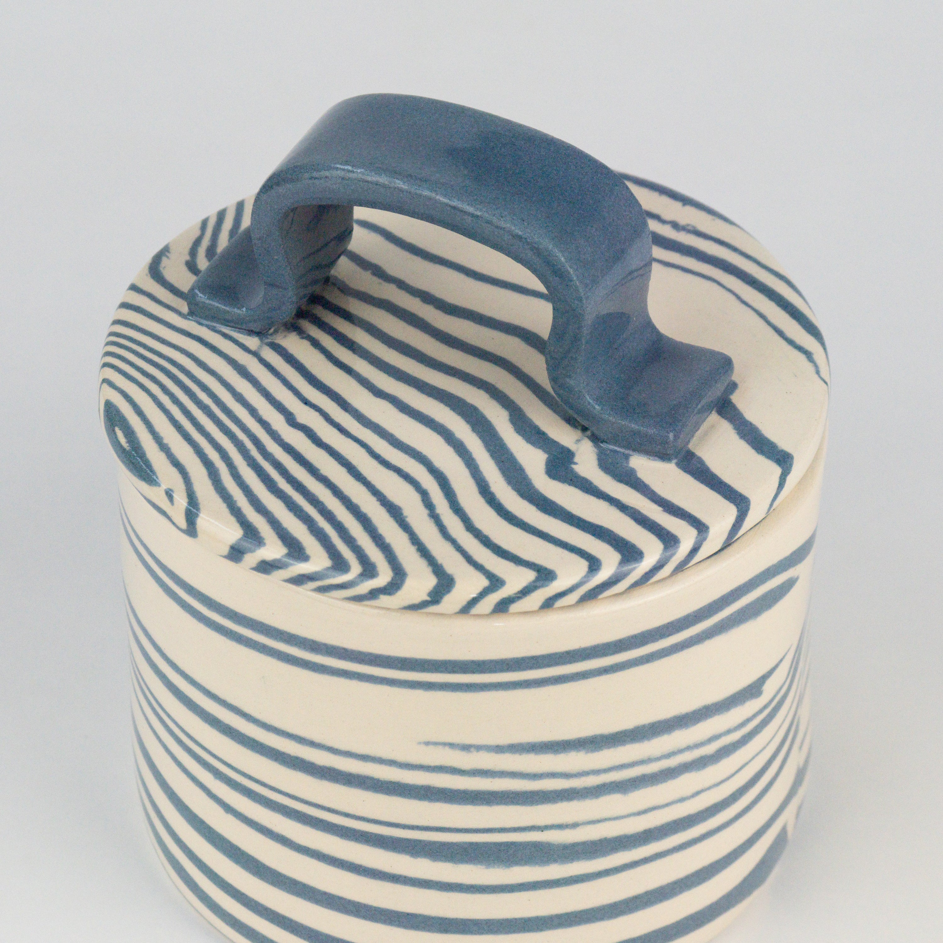 Blue & White Medium Kitchen Storage Jar