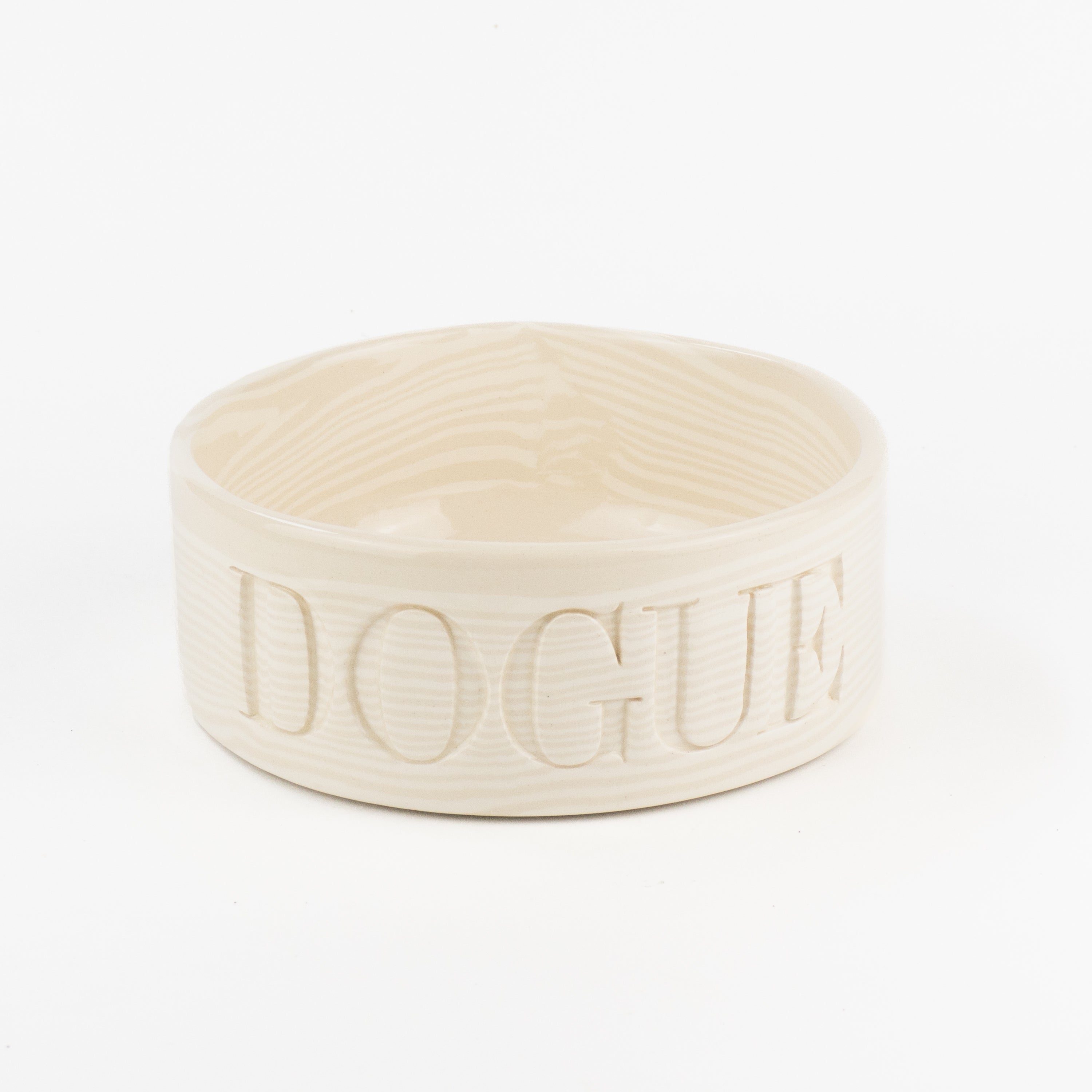 Henry Holland Studio x Dogue Oatmeal and White Large Pet Bowl