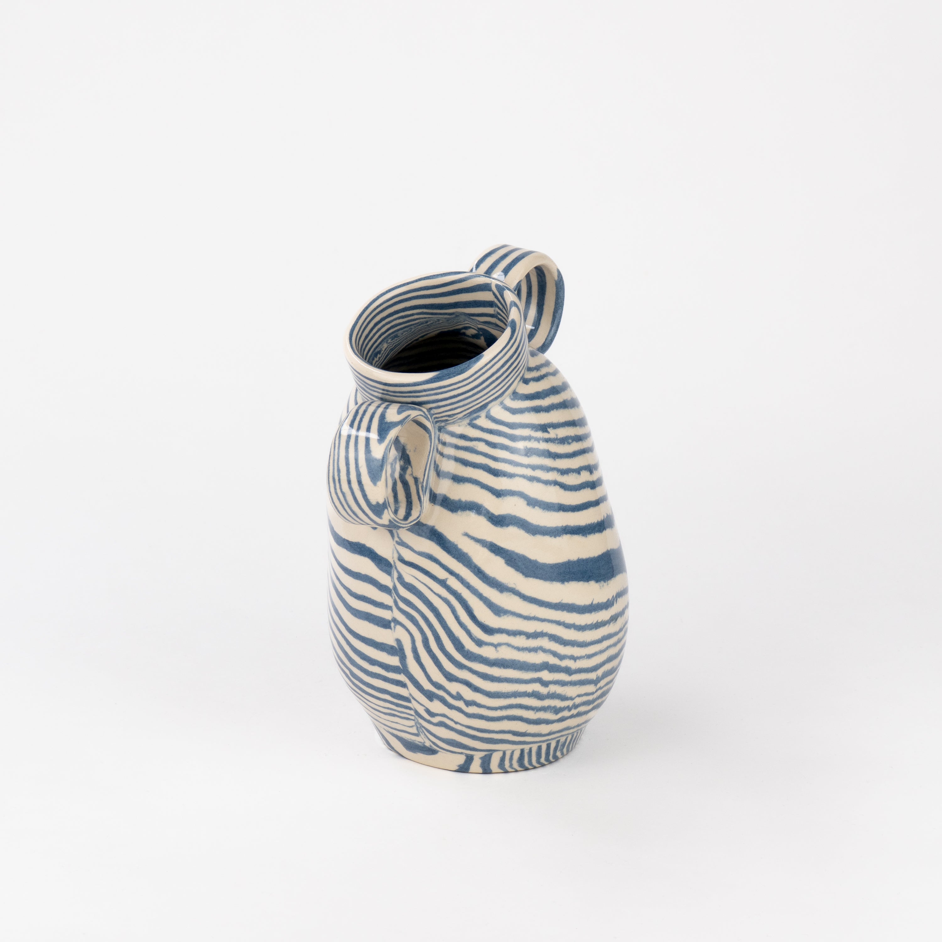 Blue & White Marble Mini Origin Vase