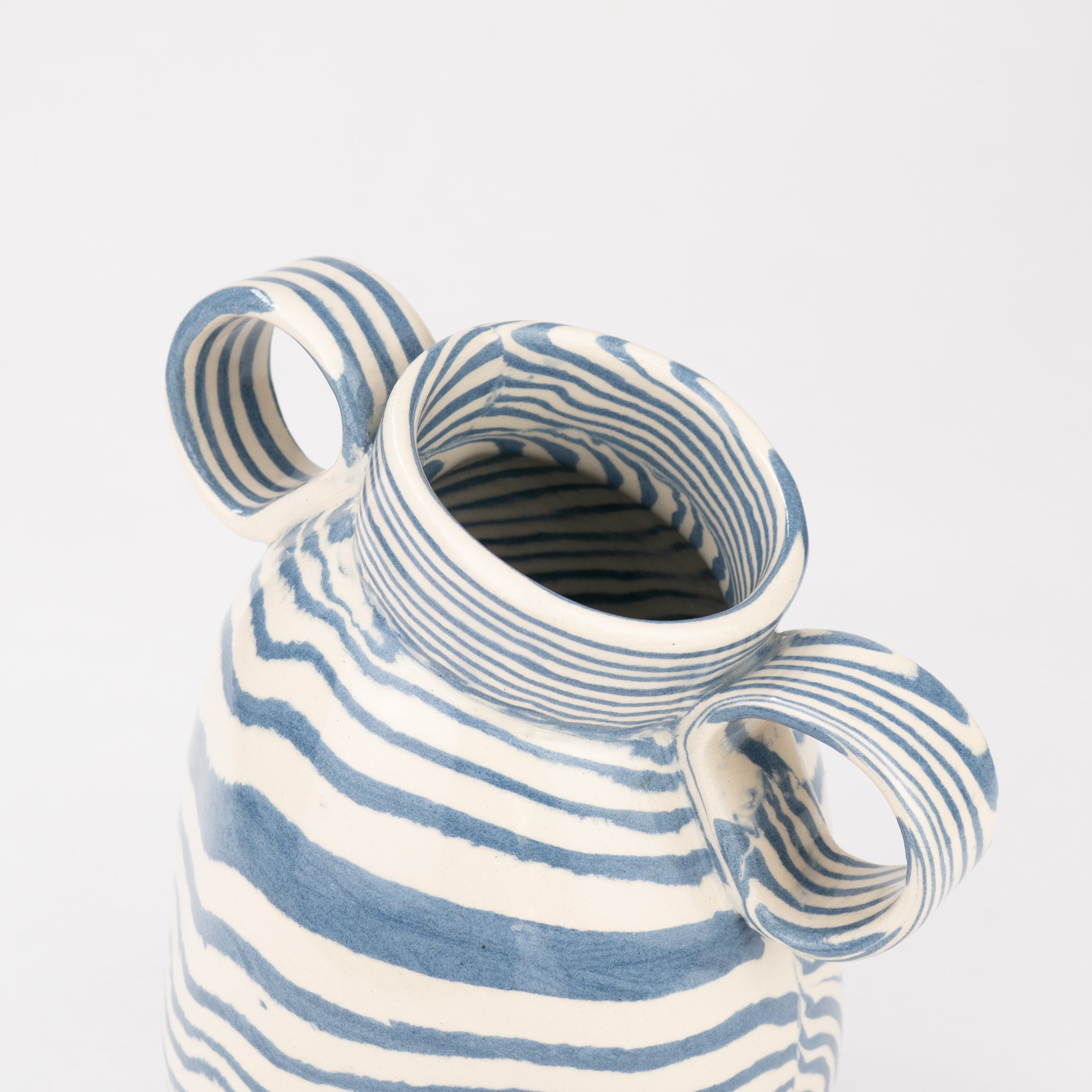 Blue & White Marble Mini Origin Vase