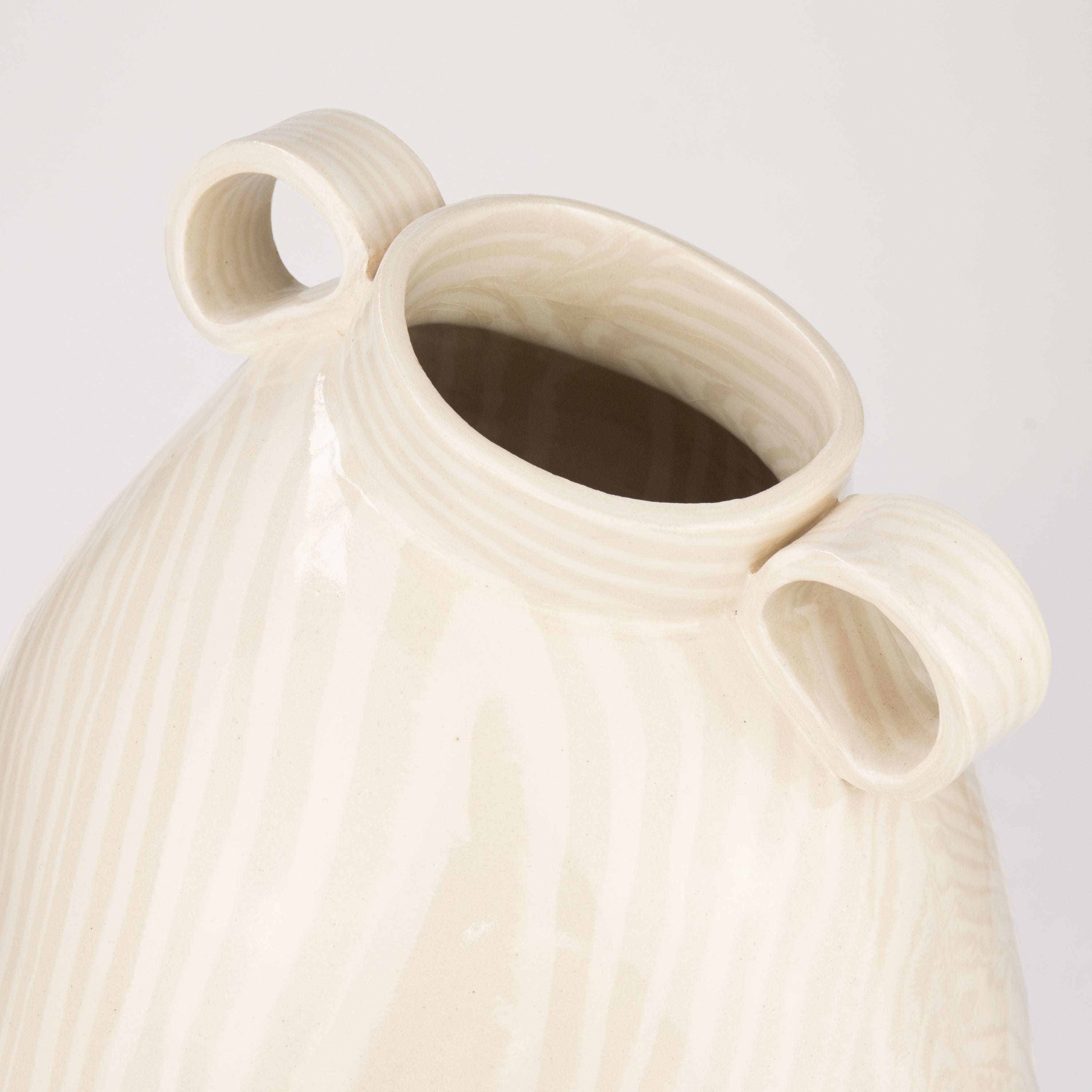Oatmeal & White Marble Maxi Origin Vase