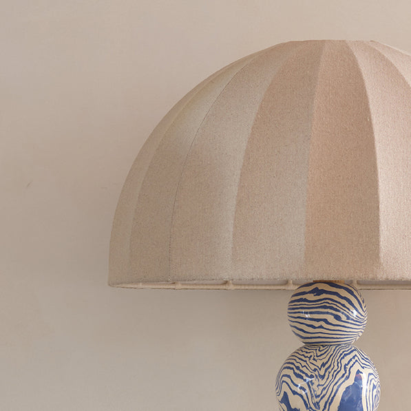 Blue & White Ceramic "TALL" Floor Lamp