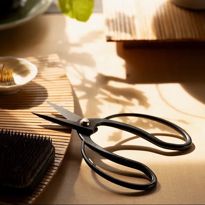 Ikebana Scissor and Flower Frog Pin Set