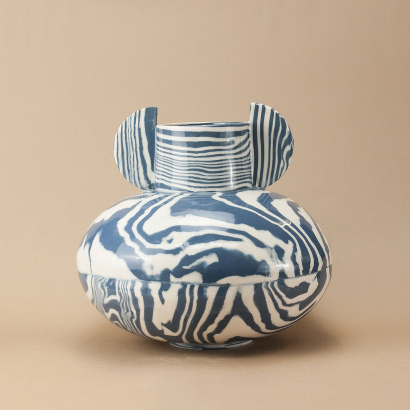 Blue & White Maxi Tudor Vase