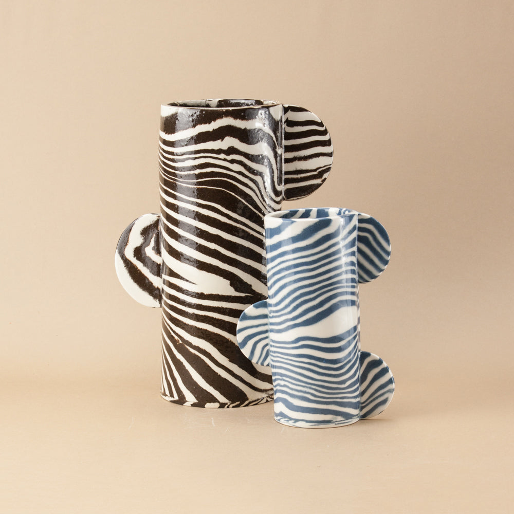 Brown & White Great Hey Vase